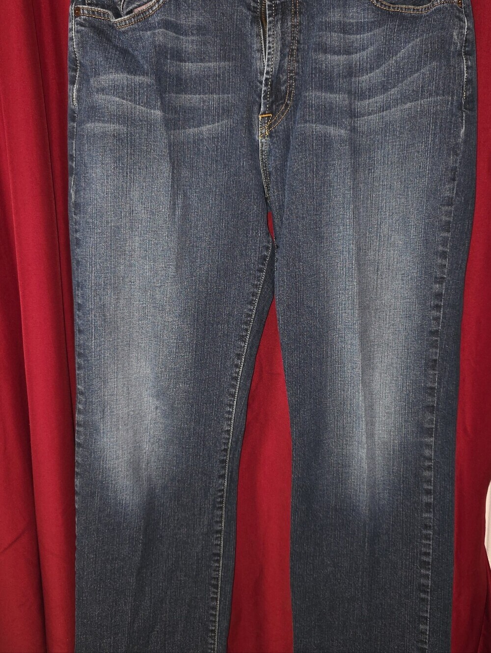 Lucky Brand Dungarees Men's Bootcut Jeans 34x31 Medium Wash Blue Gene Montesano